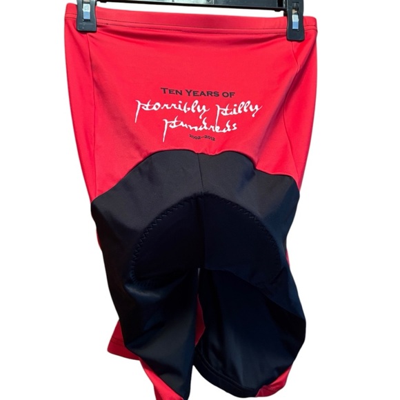 Voler Red and Black Cycling Shorts - Picture 4 of 12